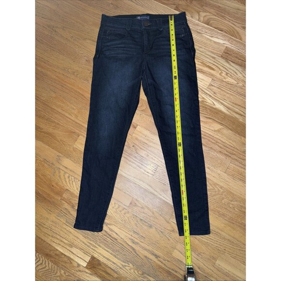 Democracy Jeans Womens Size 10 Blue Dark wash Skinny ankle Ab Technology - Picture 11 of 12